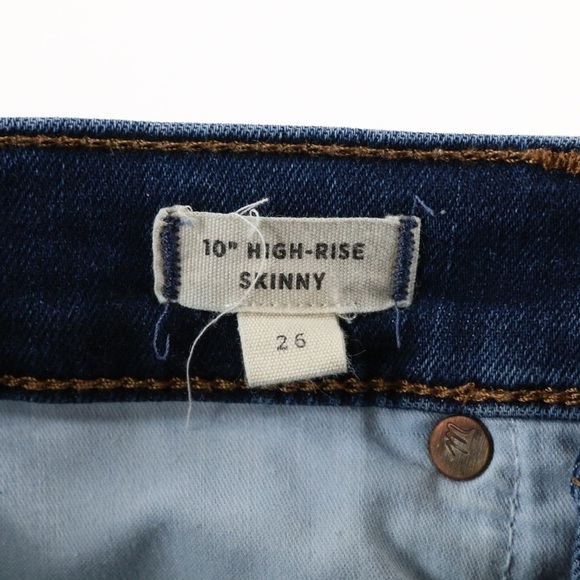 Madewell 10” High Rise Skinny Buttonfly Jeans - Picture 7 of 8